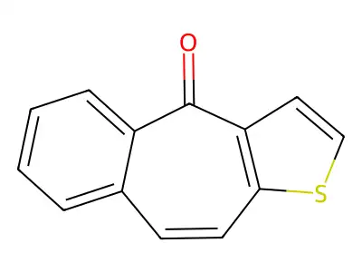 4H-benzo[4,5]cyclohepta[1,2-b]thiophen-4-one structure