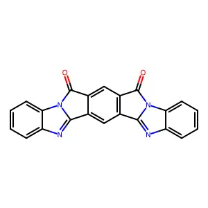 13H,15H-Bisbenzimidazo[1,2-a:1',2'-a']benzo[1,2-c:5,4-c']dipyrrole-13,15-dione structure