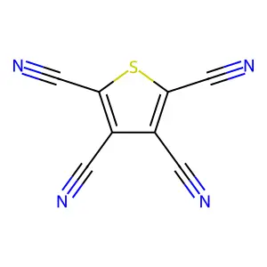 2,3,4,5-Thiophenetetracarbonitrile structure