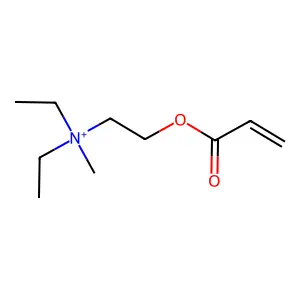 N,N-Diethyl-N-methyl-2-[(1-oxo-2-propen-1-yl)oxy]ethanaminium structure