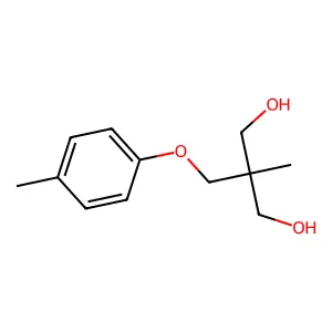 1,3-Propanediol, 2-methyl-2-((p-tolyloxy)methyl)- structure