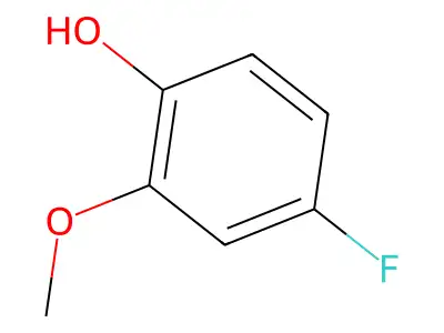 4-Fluoro-2-methoxyphenol structure