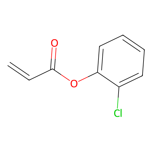 Chlorophenyl acrylate structure