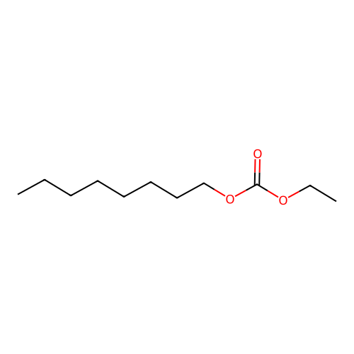 Ethyl octyl carbonate structure