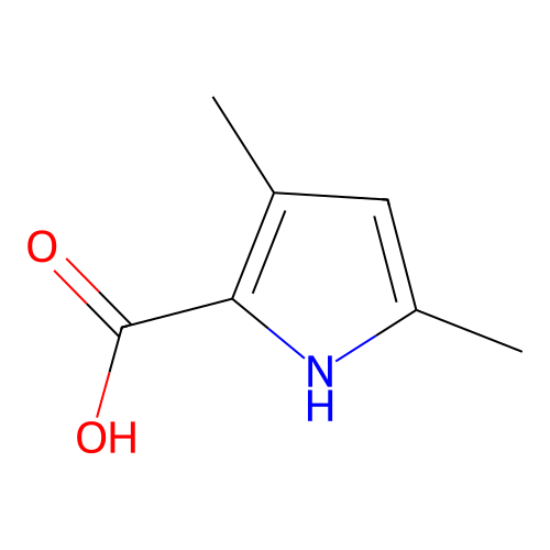 3,5-dimethyl-1H-pyrrole-2-carboxylic acid structure