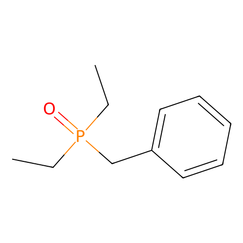 Benzyldiethylphosphine oxide structure