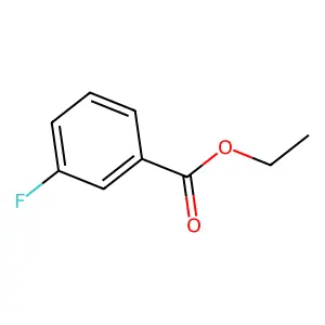 Benzoic acid, 3-fluoro-, ethyl ester structure