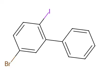 5-Bromo-2-iodo-1,1'-biphenyl structure