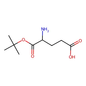 1-(1,1-Dimethylethyl) hydrogen L-glutamate structure