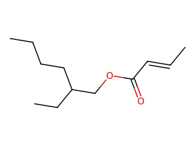 2-Ethylhexyl but-2-enoate structure