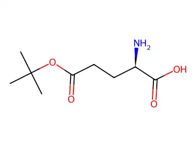 2-Amino-5-(tert-butoxy)-5-oxopentanoic acid structure