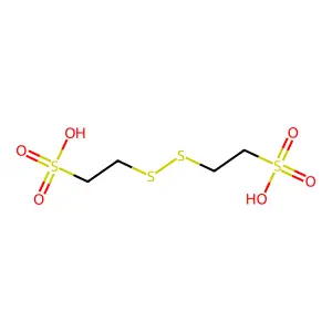 2,2'-Dithiodiethanesulfonic acid structure
