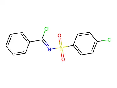 N-(4-Chlorobenzene-1-sulfonyl)benzenecarboximidoyl chloride structure
