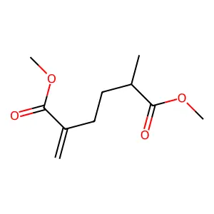 Dimethyl 2-methyl-5-methyleneadipate structure