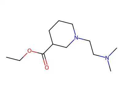 Ethyl 1-(2-(dimethylamino)ethyl)piperidine-3-carboxylate structure