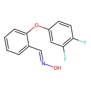 2-(3,4-二氟苯氧基)苯甲醛肟 structure