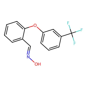 2-[3-(Trifluoromethyl)phenoxy]benzaldehyde oxime structure