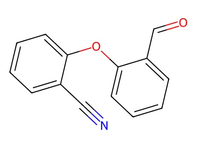 2-(2-Formylphenoxy)benzonitrile structure