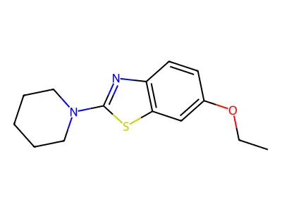 6-Ethoxy-2-piperidin-1-yl-1,3-benzothiazole structure