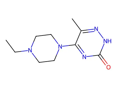 5-(4-Ethylpiperazin-1-yl)-6-methyl-1,2,4-triazin-3-ol structure