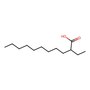 2-乙基十一烷酸 structure