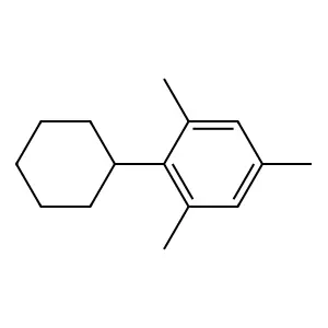 2-Cyclohexyl-1,3,5-trimethylbenzene structure