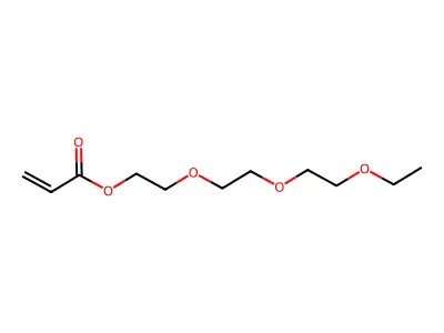 2-(2-(2-Ethoxyethoxy)ethoxy)ethyl acrylate structure