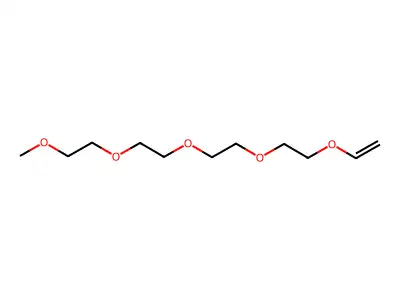 Tetraethylene glycol methyl vinyl ether structure
