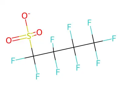 Perfluorobutanesulfonate structure
