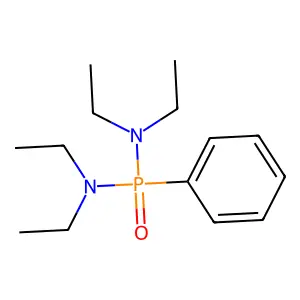 Phosphonic diamide, N,N,N',N'-tetraethyl-P-phenyl- structure