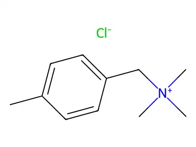 Trimethyl(p-methylbenzyl)ammonium chloride structure