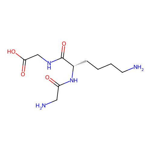 Glycine, glycyl-L-lysyl- structure