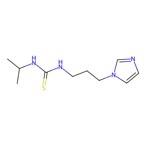 Thiourea, N-[3-(1H-imidazol-1-yl)propyl]-N'-(1-methylethyl)- structure