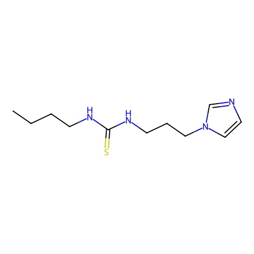1-(3-(1H-imidazol-1-yl)propyl)-3-butylthiourea structure