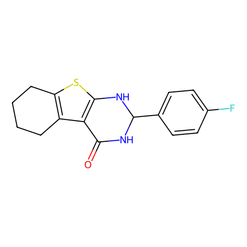 2-(4-Fluorophenyl)-1,2,5,6,7,8-hexahydro[1]benzothieno[2,3-d]pyrimidin-4-ol structure