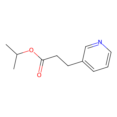 Propan-2-yl 3-pyridin-3-ylpropanoate structure