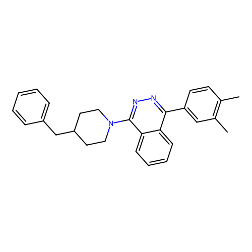 1-(4-Benzylpiperidin-1-yl)-4-(3,4-dimethylphenyl)phthalazine structure