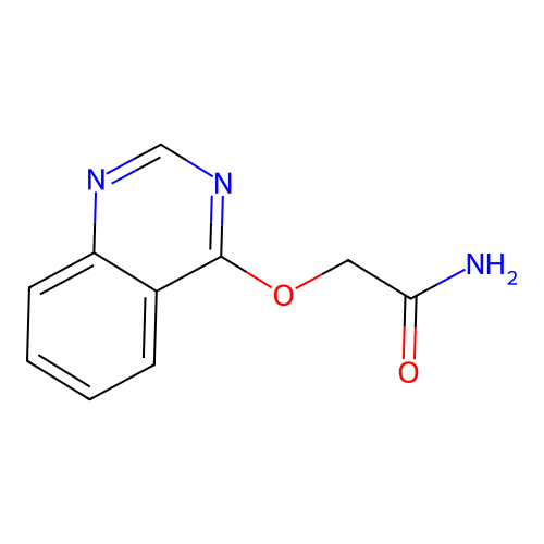 2-Quinazolin-4-yloxyacetamide structure