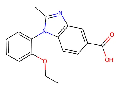 1-(2-Ethoxyphenyl)-2-methylbenzimidazole-5-carboxylic acid structure