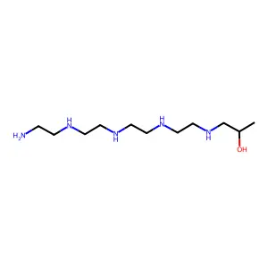4,7,10,13-Tetraazapentadecan-2-ol, 15-amino- structure