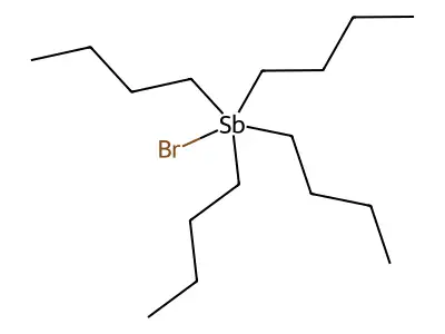 Tetrabutylantimony(V) bromide structure