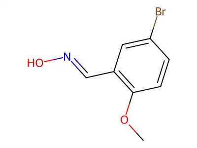 N-[(5-bromo-2-methoxyphenyl)methylidene]hydroxylamine structure