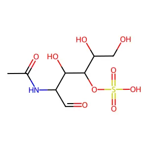 N-乙酰半乳糖胺4-硫酸酯 structure