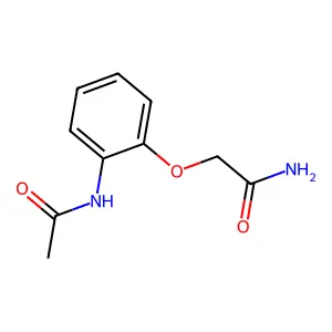 2-(2-Acetamidophenoxy)acetamide structure