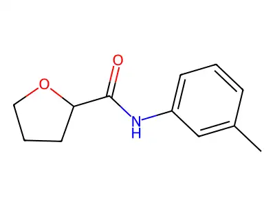 N-(3-methylphenyl)oxolane-2-carboxamide structure