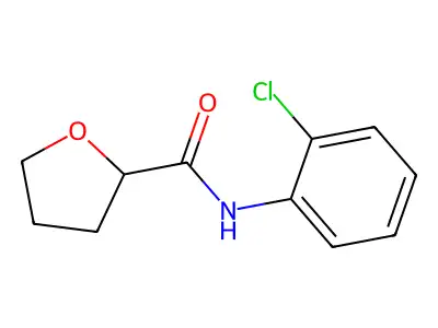 N-(2-chlorophenyl)tetrahydro-2-furancarboxamide structure
