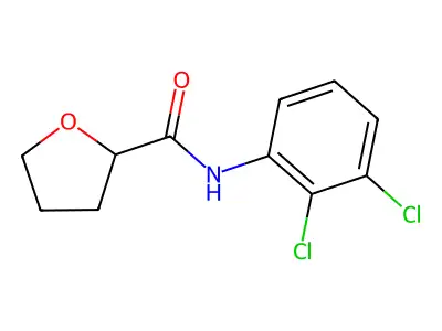 N-(2,3-Dichlorophenyl)tetrahydro-2-furancarboxamide structure
