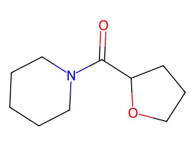 1-[(Tetrahydro-2-furyl)carbonyl]piperidine structure