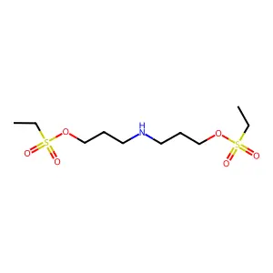 双[3-(乙磺酰氧基)丙基]胺 structure