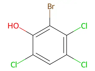 6-Bromo-2,4,5-trichlorophenol structure